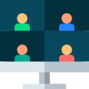 08. Dezember 2020: Tag der Bildung 6 schematischer Bildschirm einer Onlinrkonferenz